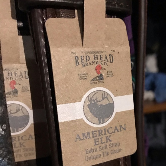 Red Head Brand Co. American Elk leather belt 32 - Picture 4 of 8